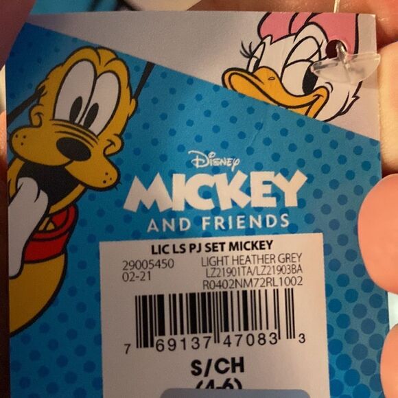 Mickey and friends PJs NWT size S kids - Picture 6 of 12